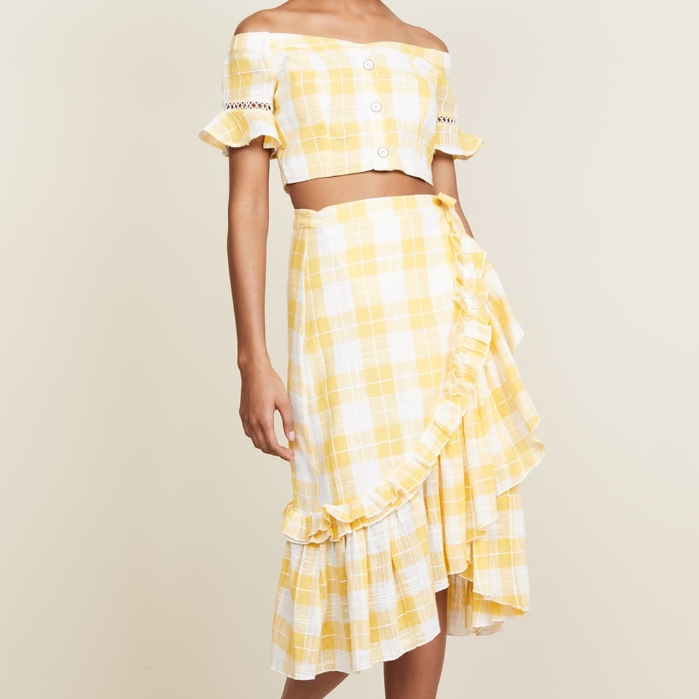 Red Carter Lucila Wrap Skirt